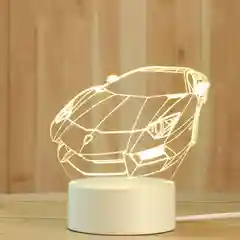Вишнёвый детский ночник LED