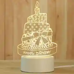 Зеленый детский ночник LED