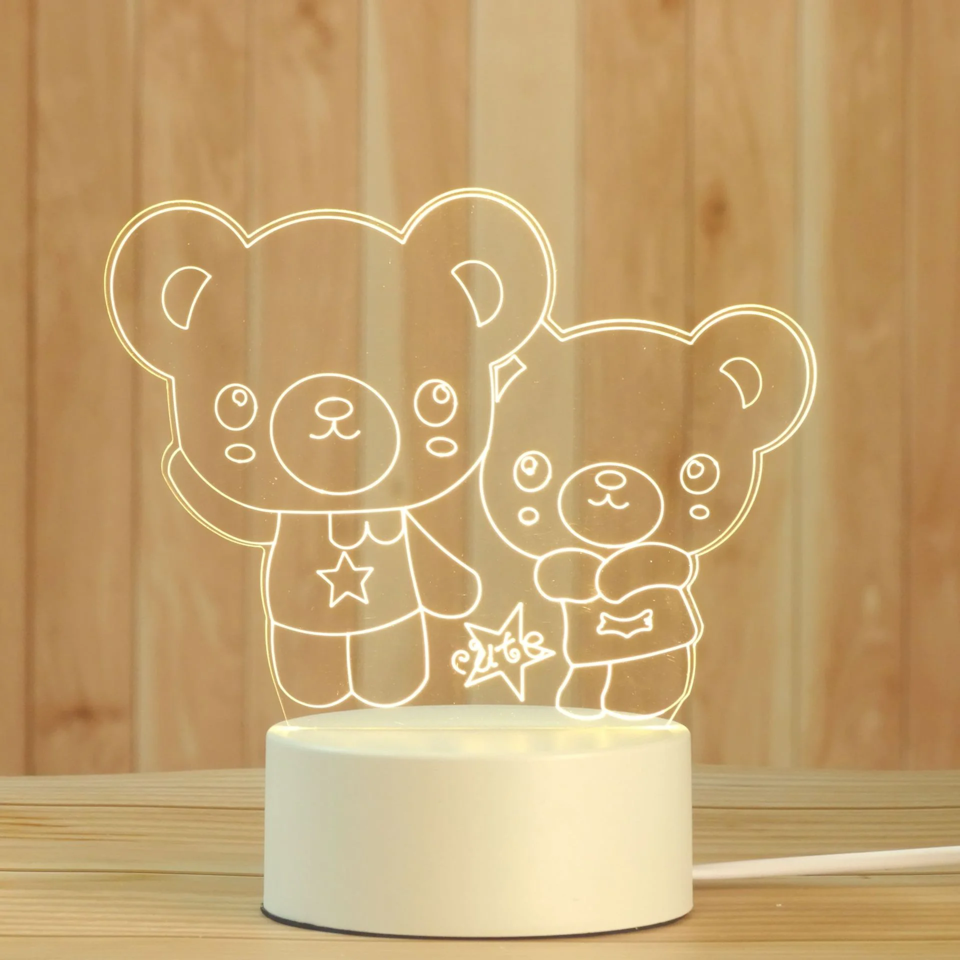 Карамельный детский ночник LED