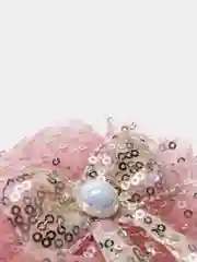 Кораллово-розовый бант для волос на резинке/бантик для девочки