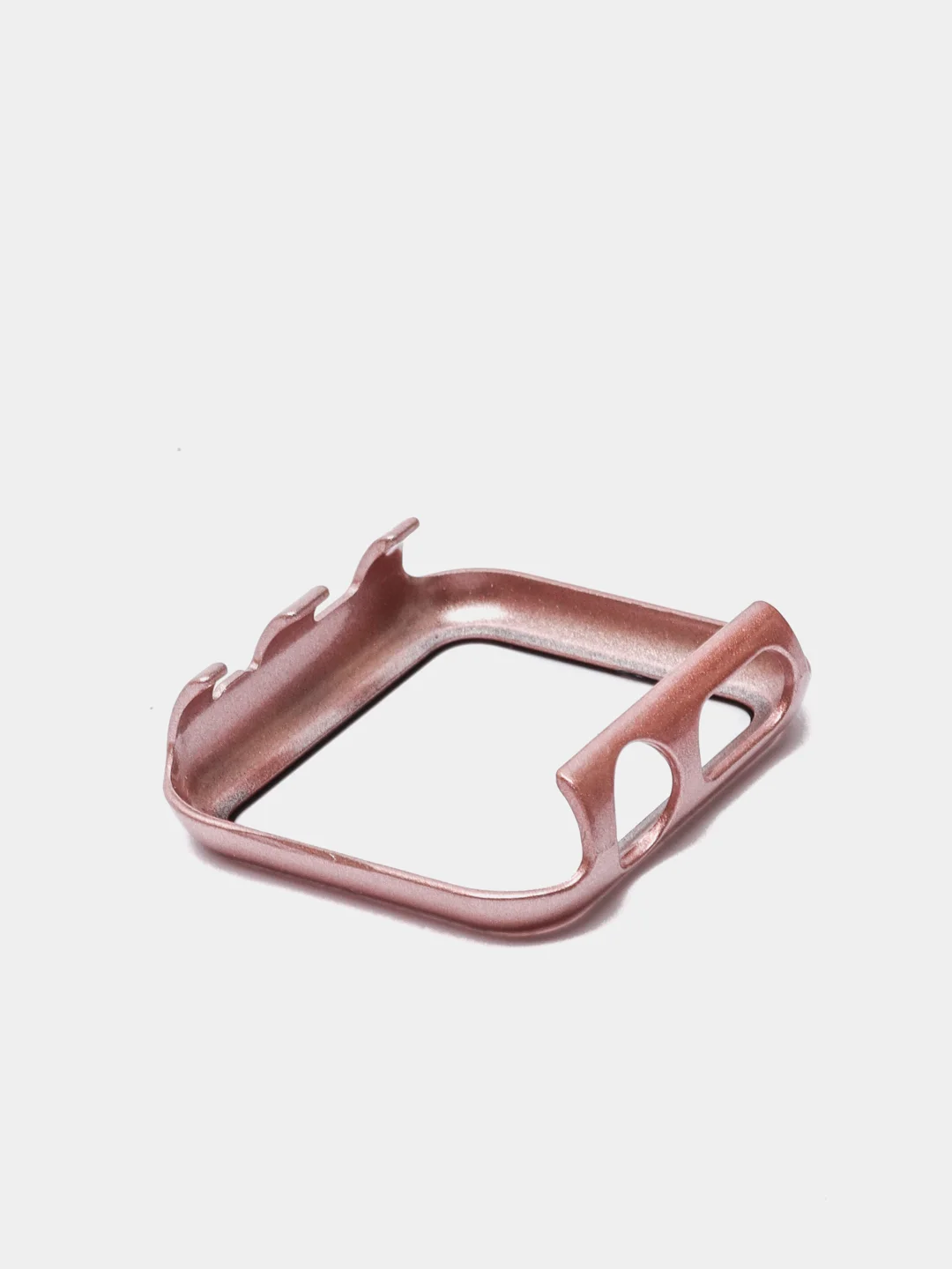 Белый бампер накладка чехол на корпус часов со стеклом Apple Watch (Эпл вотч) 38 mm
