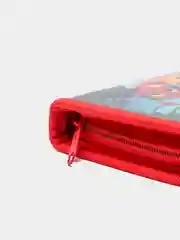Красный пенал школьный 1 отделение для мальчиков