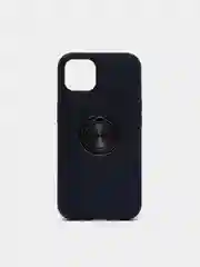 Темно-синий силиконовый чехол iPhone 13 / 13 Pro / 13 Pro Max, противоударный, с магнитом и кольцом