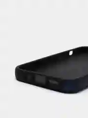 Темно-синий силиконовый чехол iPhone 13 / 13 Pro / 13 Pro Max, противоударный, с магнитом и кольцом