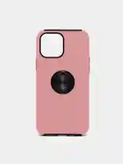 Розовый силиконовый чехол iPhone 13 / 13 Pro / 13 Pro Max, противоударный, с магнитом и кольцом