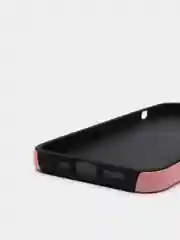 Розовый силиконовый чехол iPhone 13 / 13 Pro / 13 Pro Max, противоударный, с магнитом и кольцом