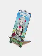 Деревянная подставка под телефон "Genshin Impact", Ноэлль