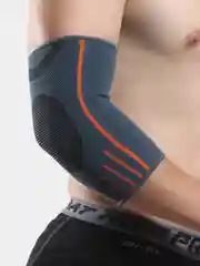 Черный налокотник спортивный защитный, бандаж локтевого сустава