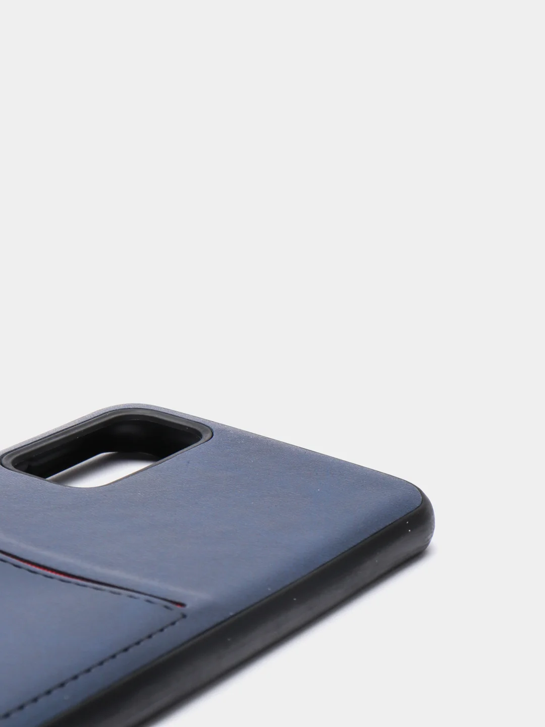 Синий чехол из эко кожи с карманом для карт на Samsung S20 S20 Plus S20 Ultra