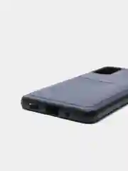 Синий чехол из эко кожи с карманом для карт на Samsung S20 S20 Plus S20 Ultra