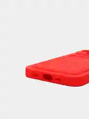 Красный чехол с карманом для карты и мягкой вставкой для iPhone 13, 13 Pro, 13 Pro Max