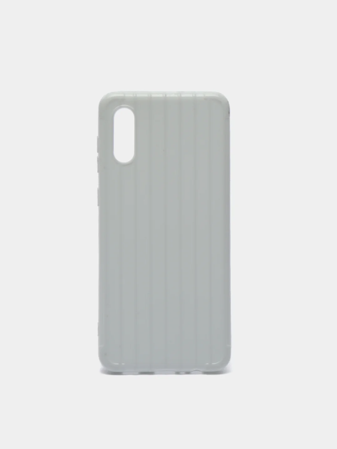 Белый чехол для Samsung A12 / A50/30S / A51 / A52 / A30/A20 / A31 / A32 / A01 / A02 ребристый