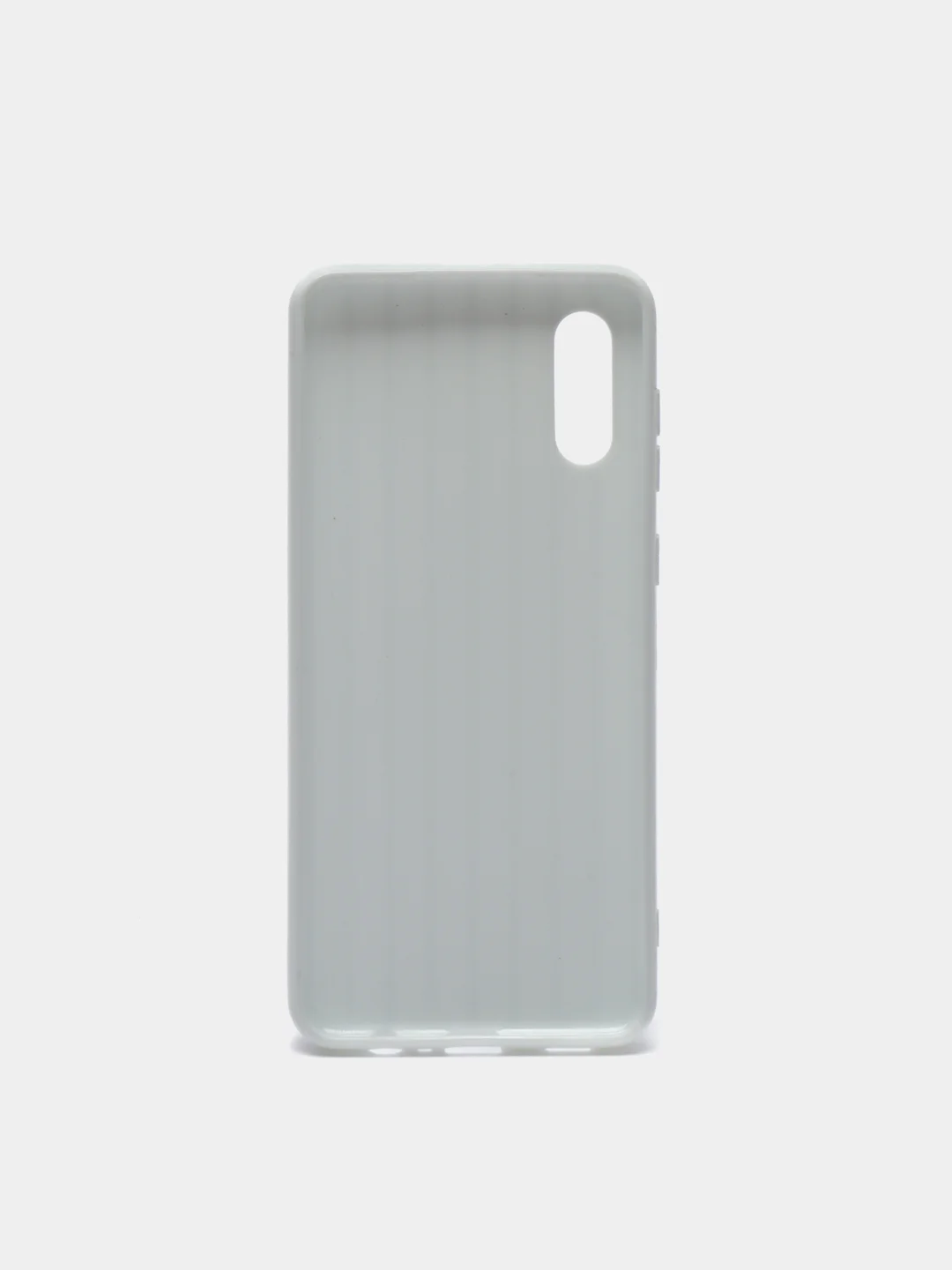 Белый чехол для Samsung A12 / A50/30S / A51 / A52 / A30/A20 / A31 / A32 / A01 / A02 ребристый