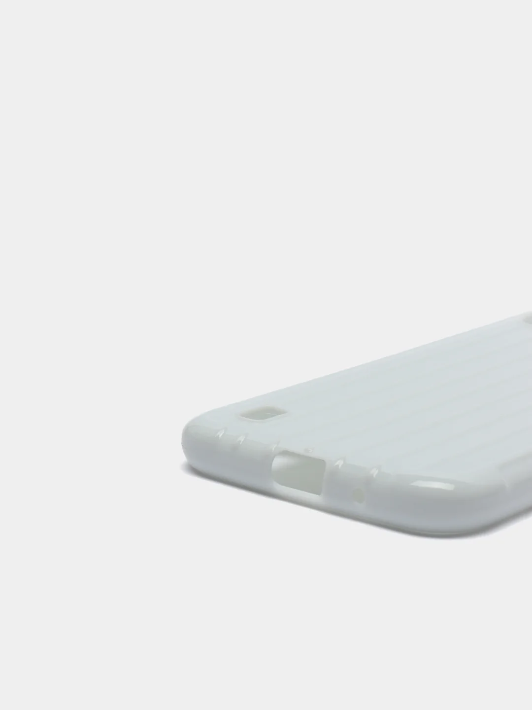 Белый чехол для Samsung A12 / A50/30S / A51 / A52 / A30/A20 / A31 / A32 / A01 / A02 ребристый