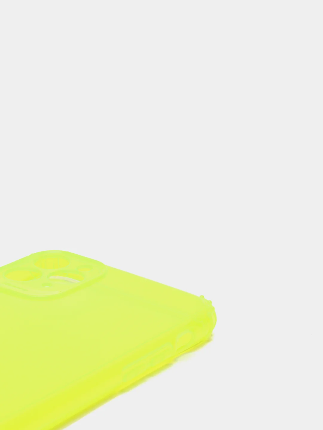 Желтый чехол силиконовый, прозрачный " Неон" для Айфон iPhone 11 / 11 Pro / 11 Pro Max / 12