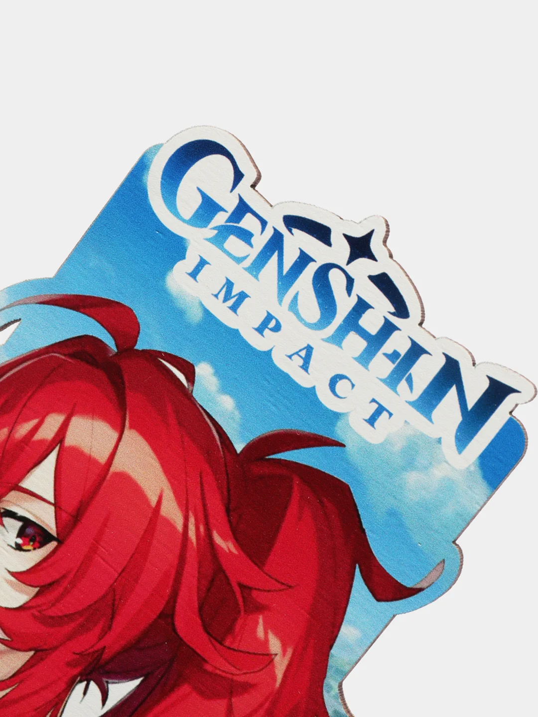 Деревянная подставка под телефон "Genshin Impact", Дилюк