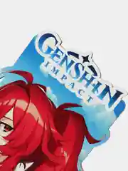 Деревянная подставка под телефон "Genshin Impact", Дилюк