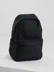 Черный рюкзак мужской, водоотталкивающий, с USB