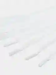 Белый светящиеся шнурки, 4 размера