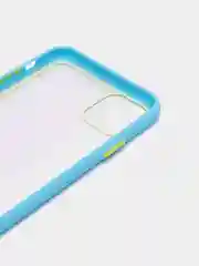 Голубой чехол силиконовый на iPh