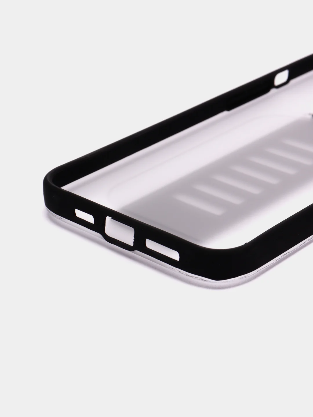 Черный противоударный чехол с ремешком держателем для iPhone 12, 12 Pro, 12 Pro Max, 12 Mini