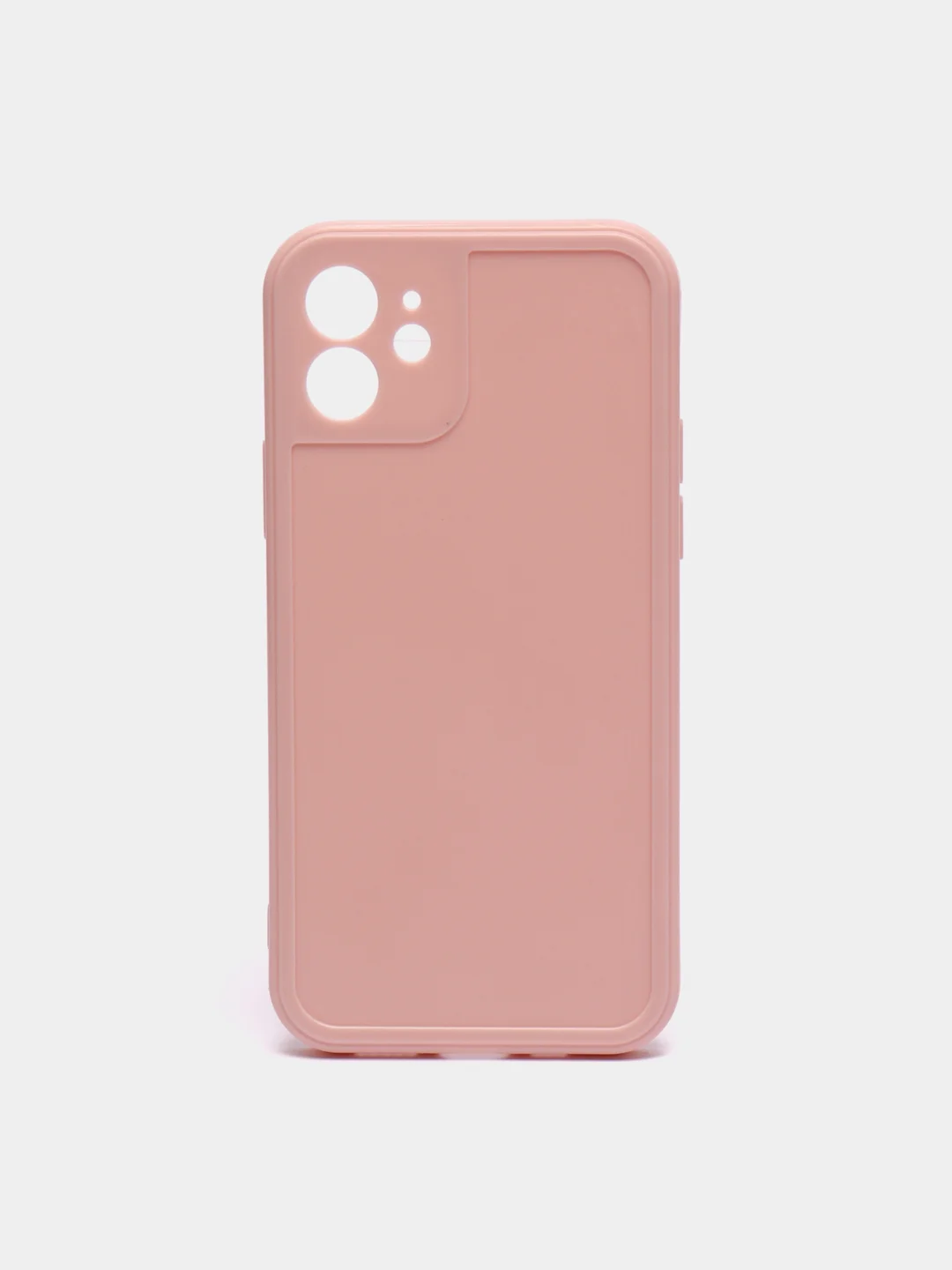 Розовый силиконовый глянцевый чехол для iPhone 12, 12 Pro, 12 mini, 11, 11 Pro, XR