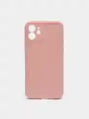 Розовый силиконовый глянцевый чехол для iPhone 12, 12 Pro, 12 mini, 11, 11 Pro, XR