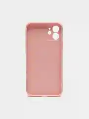 Розовый силиконовый глянцевый чехол для iPhone 12, 12 Pro, 12 mini, 11, 11 Pro, XR