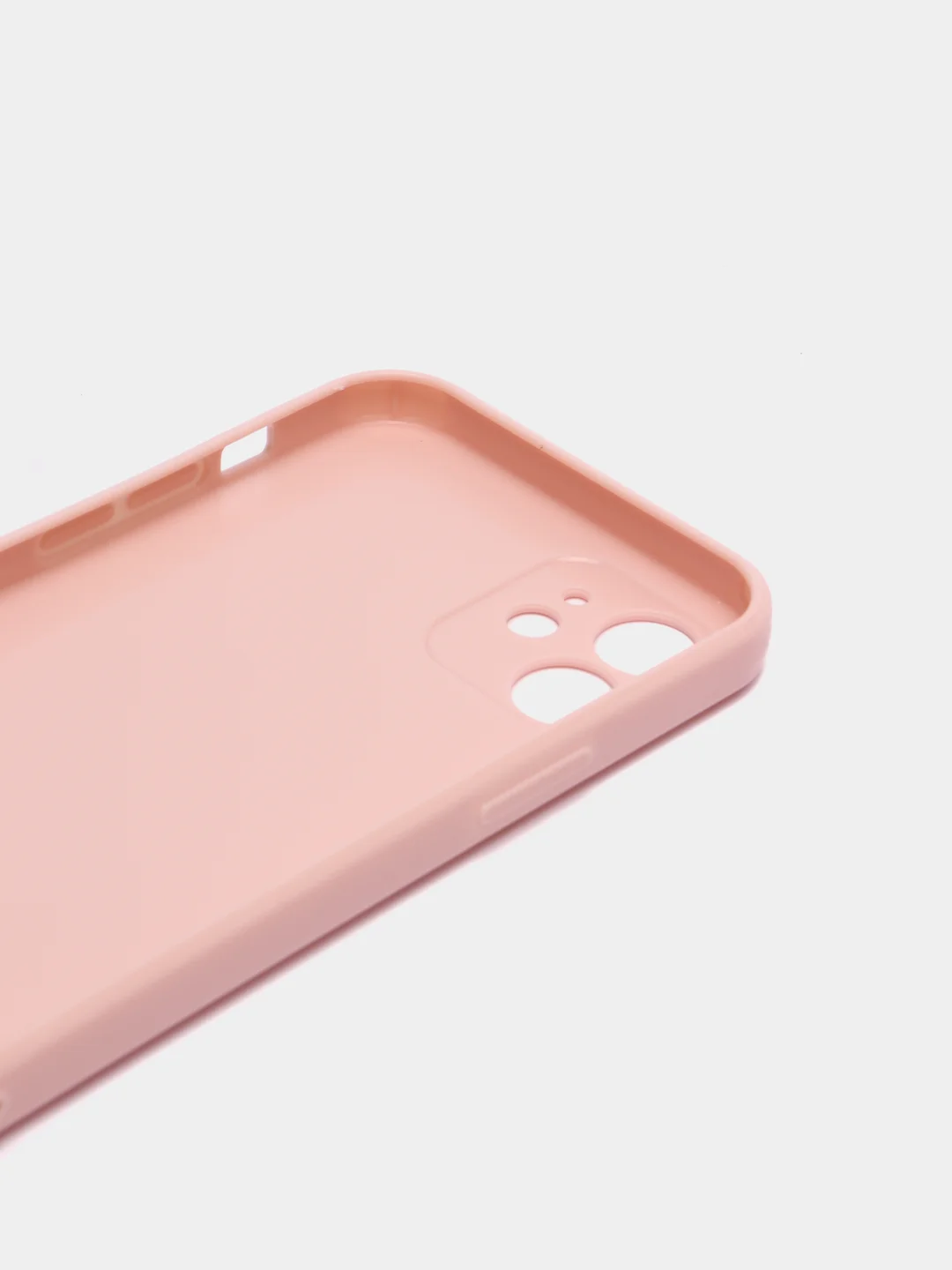 Розовый силиконовый глянцевый чехол для iPhone 12, 12 Pro, 12 mini, 11, 11 Pro, XR