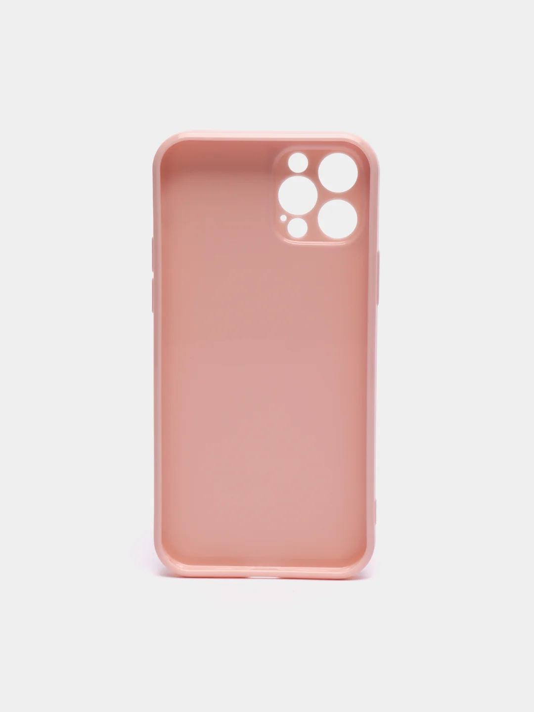 Розовый силиконовый глянцевый чехол для iPhone 12, 12 Pro, 12 mini, 11, 11 Pro, XR