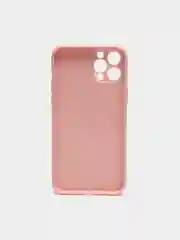 Розовый силиконовый глянцевый чехол для iPhone 12, 12 Pro, 12 mini, 11, 11 Pro, XR