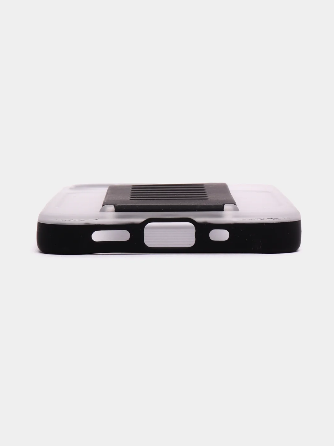 Черный противоударный чехол с ремешком держателем для iPhone 12, 12 Pro, 12 Pro Max, 12 Mini