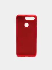 Красный чехол джинсовый Huawei Y5 2018/Y5 2019/Y6 2018/Y6 2019/Honor 7A/7A Pro/8A/8S/V20/V20 Pro
