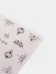 Коралловый наклейки для ногтей, 31 вид