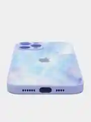 Лавандовый чехол для iPhone 11 / 12 / 13 Pro Max, Айфон, с закаленным стеклом на задней панели