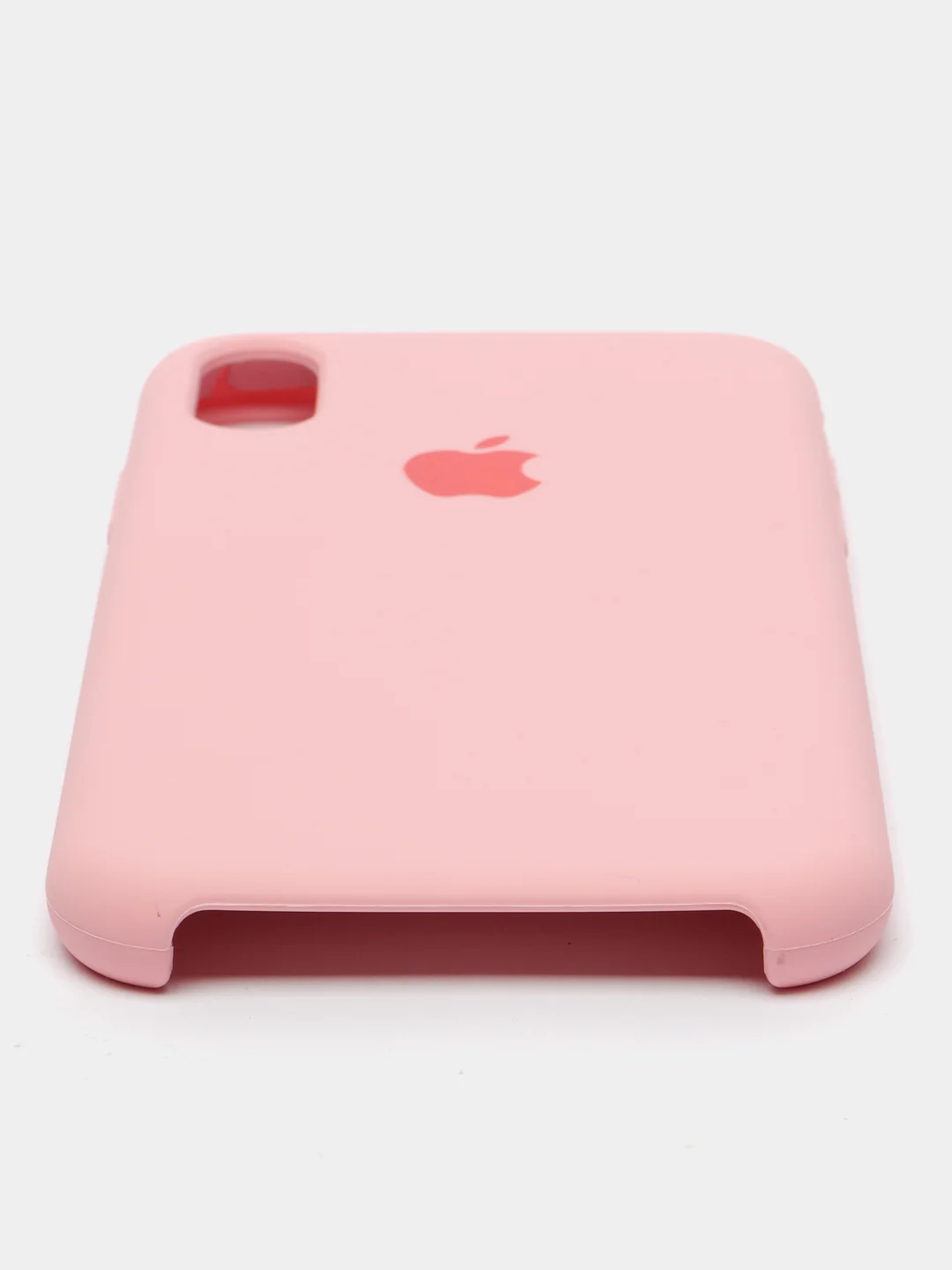 Розовый чехол Silicone Case для iPhone X/XS