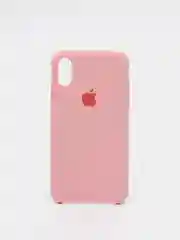 Розовый чехол Silicone Case для iPhone X/XS