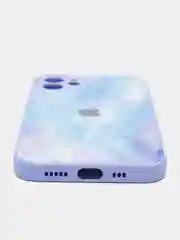 Лавандовый чехол для iPhone 11 / 12 / 13 Pro Max, Айфон, с закаленным стеклом на задней панели