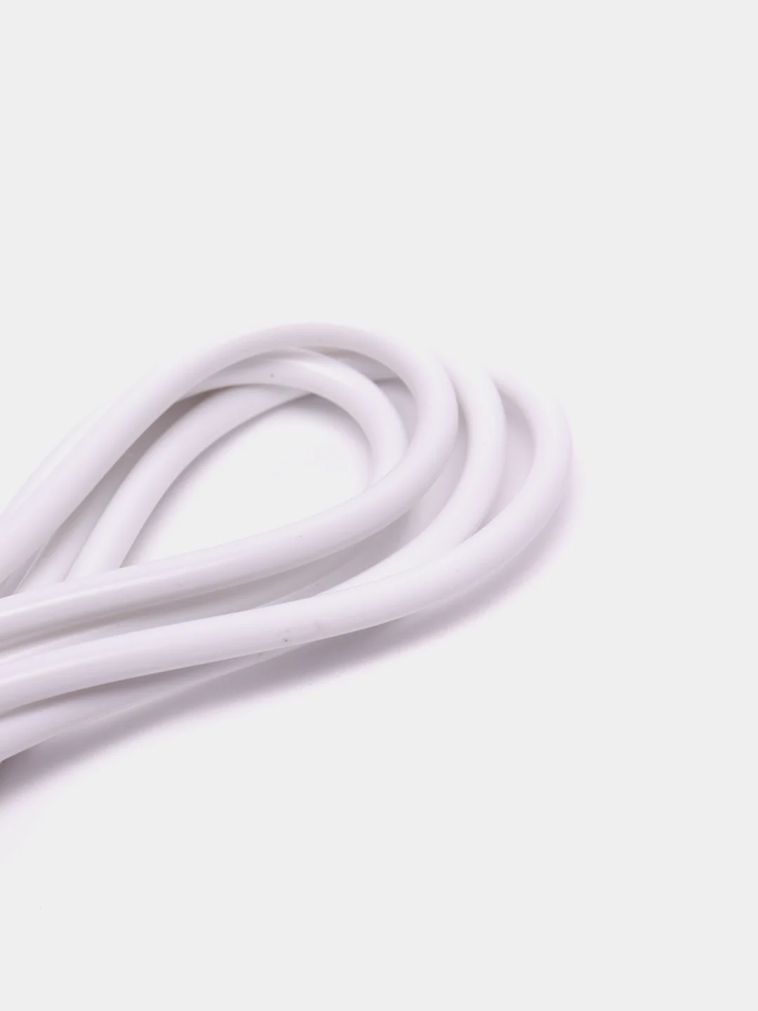 Белый кабель магнитный USB DENMEN D18L/D18T для зарядки Type-C / Lightning 2.4A