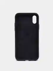 Темно-синий чехол на iPhone X, XS, XR, 7, 8, se, 12, 12 Pro, Mini, Max silicone case, закрытый низ, бархат внутри