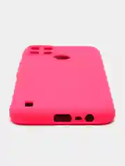 Фуксия чехол Silicone Cover для REALME C21Y, силиконовый