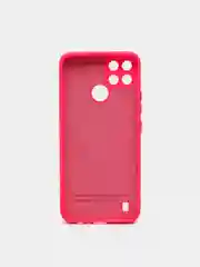 Фуксия чехол Silicone Cover для REALME C21Y, силиконовый