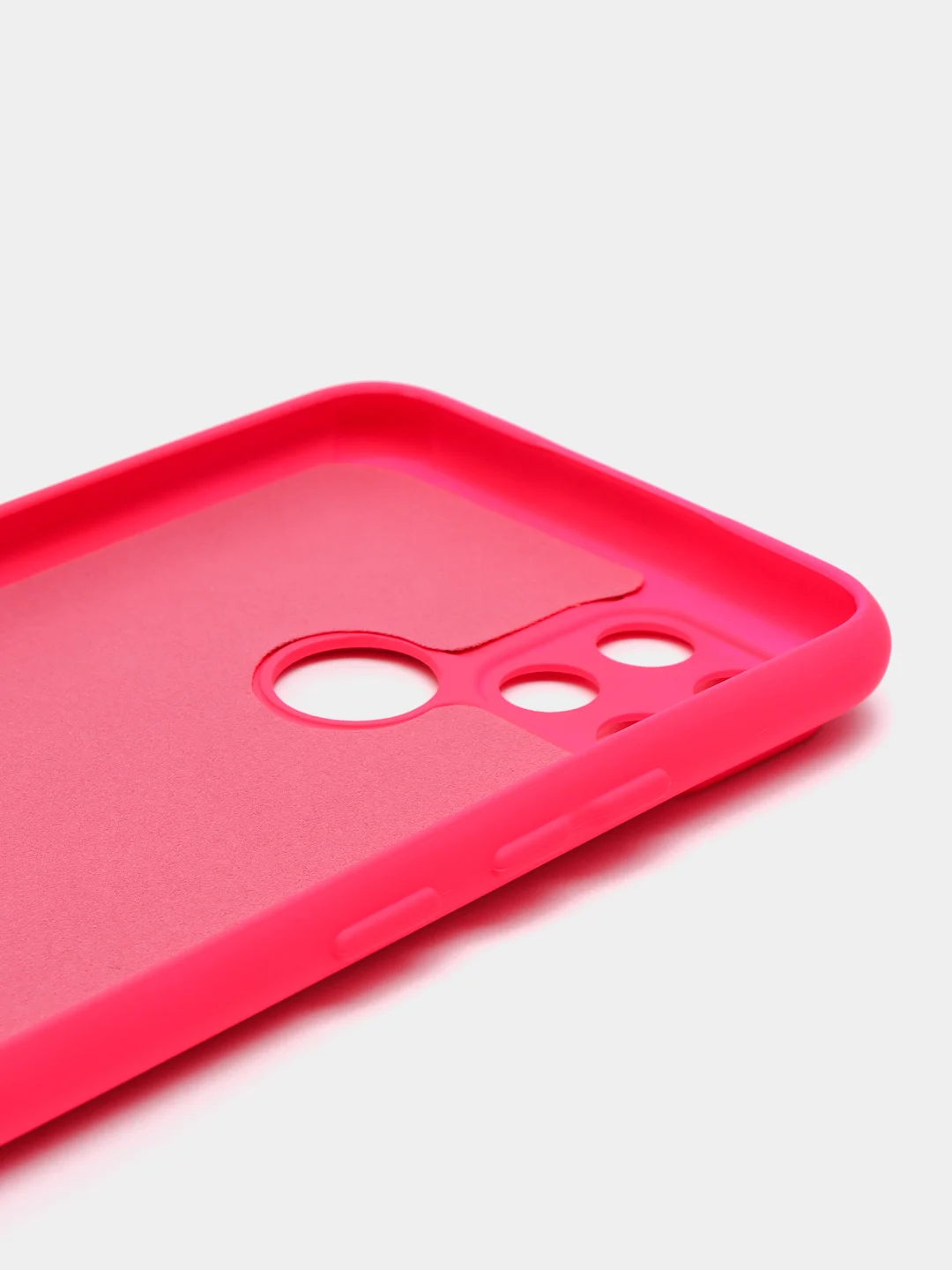 Фуксия чехол Silicone Cover для REALME C21Y, силиконовый
