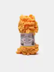 Желтый пряжа Alize Puffy