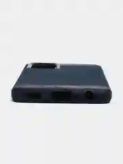 Темно-синий чехол Samsung A32 4G имитация вставок под карбон