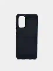 Темно-синий чехол Samsung A32 4G имитация вставок под карбон