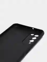 Алый чехол Honor 10X Lite силиконовый, имитация кожи