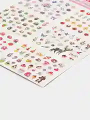 Желтый детские наклейки на ногти