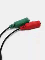 Разветвитель для гарнитуры, микрофона и наушников, 2*3.5 jack 3.5, 4pin jack