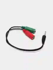Разветвитель для гарнитуры, микрофона и наушников, 2*3.5 jack 3.5, 4pin jack